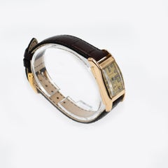 14K Yellow Gold Vintage Men's Longines Watch, Diamond Dial, Manual 17 jewels
