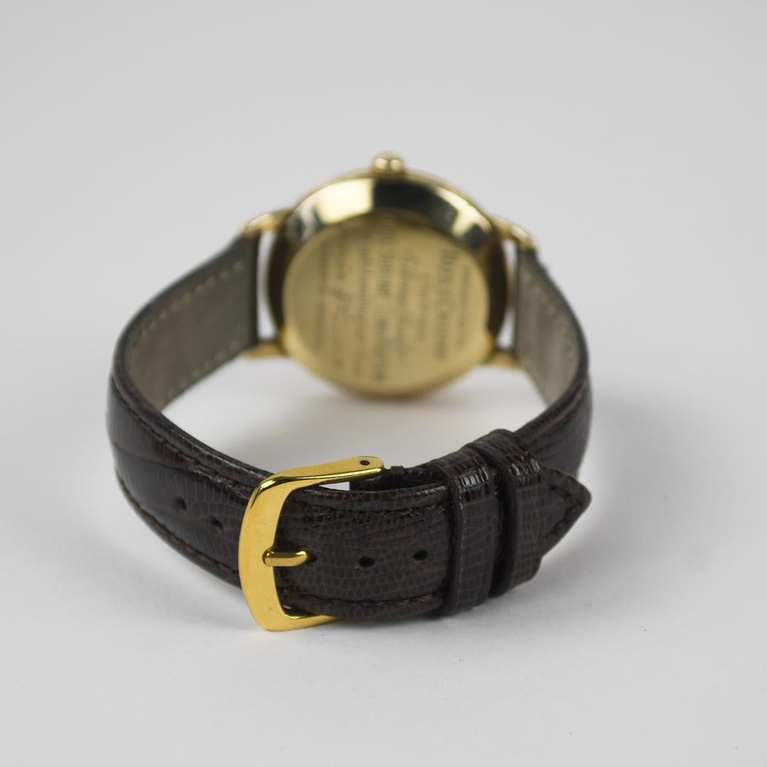 14K Yellow Gold Vintage Omega Watch 32mm For Sale 1