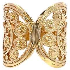 14K Yellow Gold Vintage Style Ring