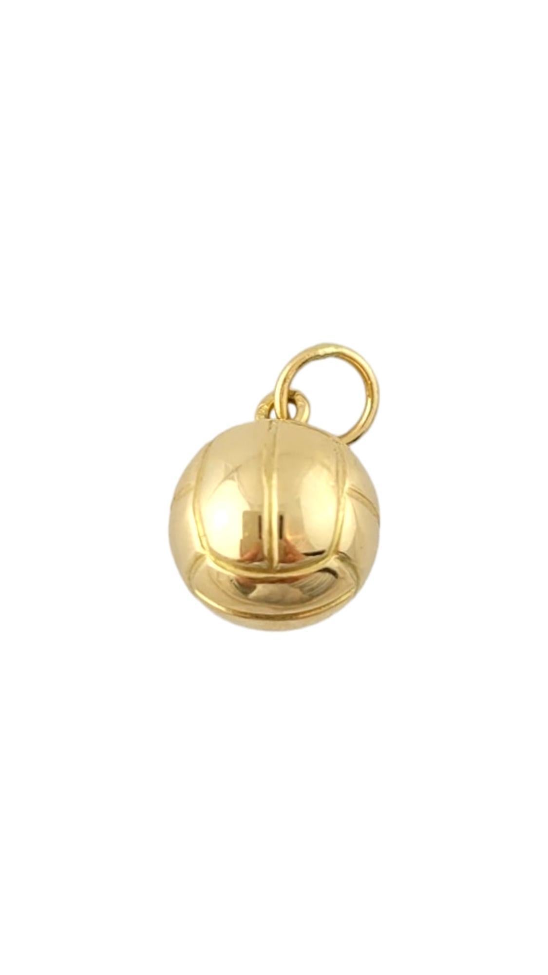 Women's 14K Yellow Gold Volleyball Charm #16313 For Sale