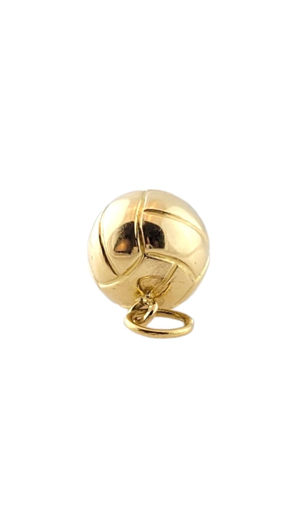 14K Yellow Gold Volleyball Charm #16313 For Sale 1