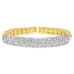 14K Yellow Gold, VS Diamond Bracelet/Bangle Sonia B