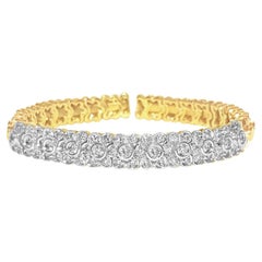 14k Yellow Gold, VS Diamond Bracelet/Bangle Sonia B