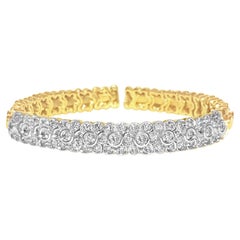 Pulsera/Brazalete Oro Amarillo 14K, Diamante VS Sonia B