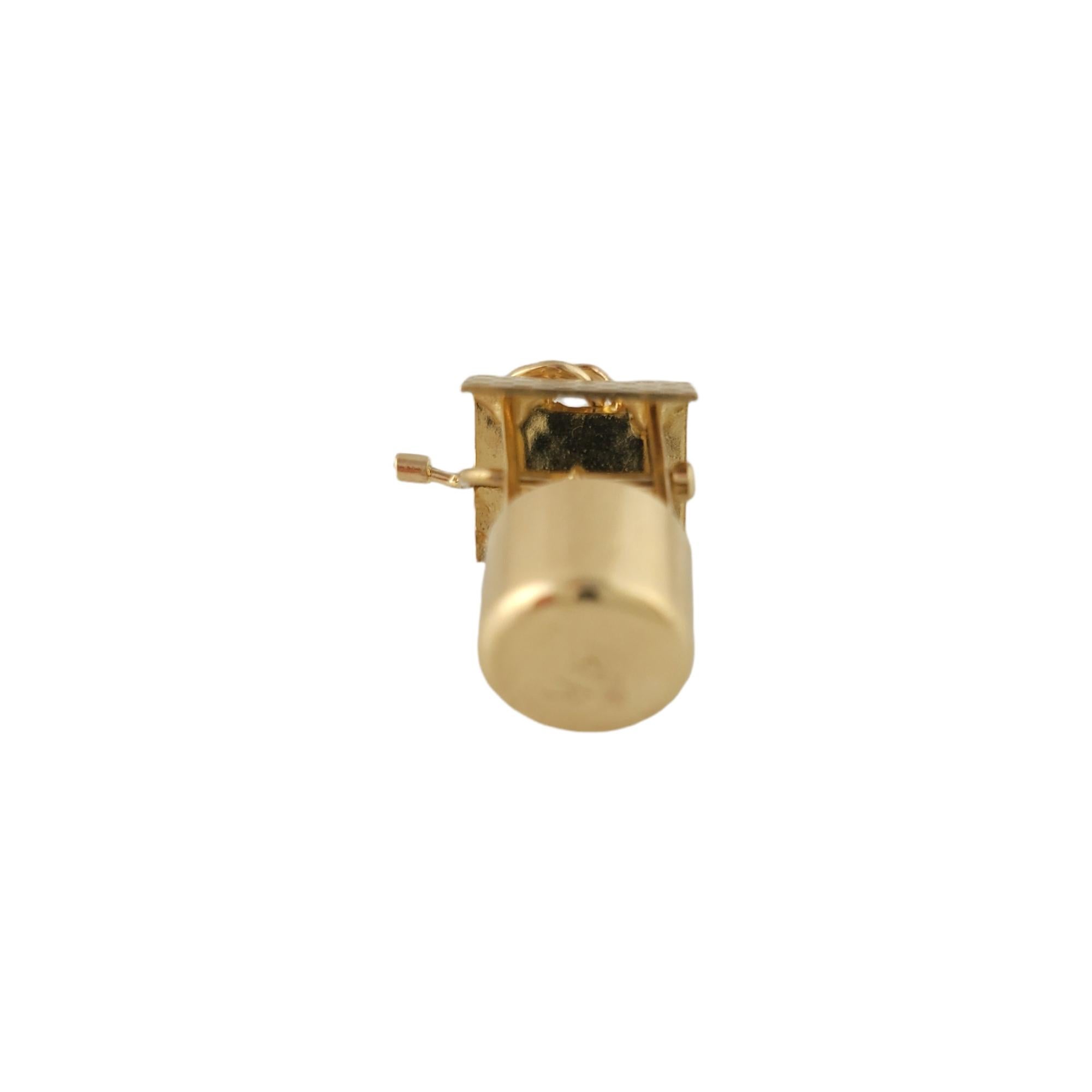 14K Yellow Gold Watering Hut Charm For Sale 2
