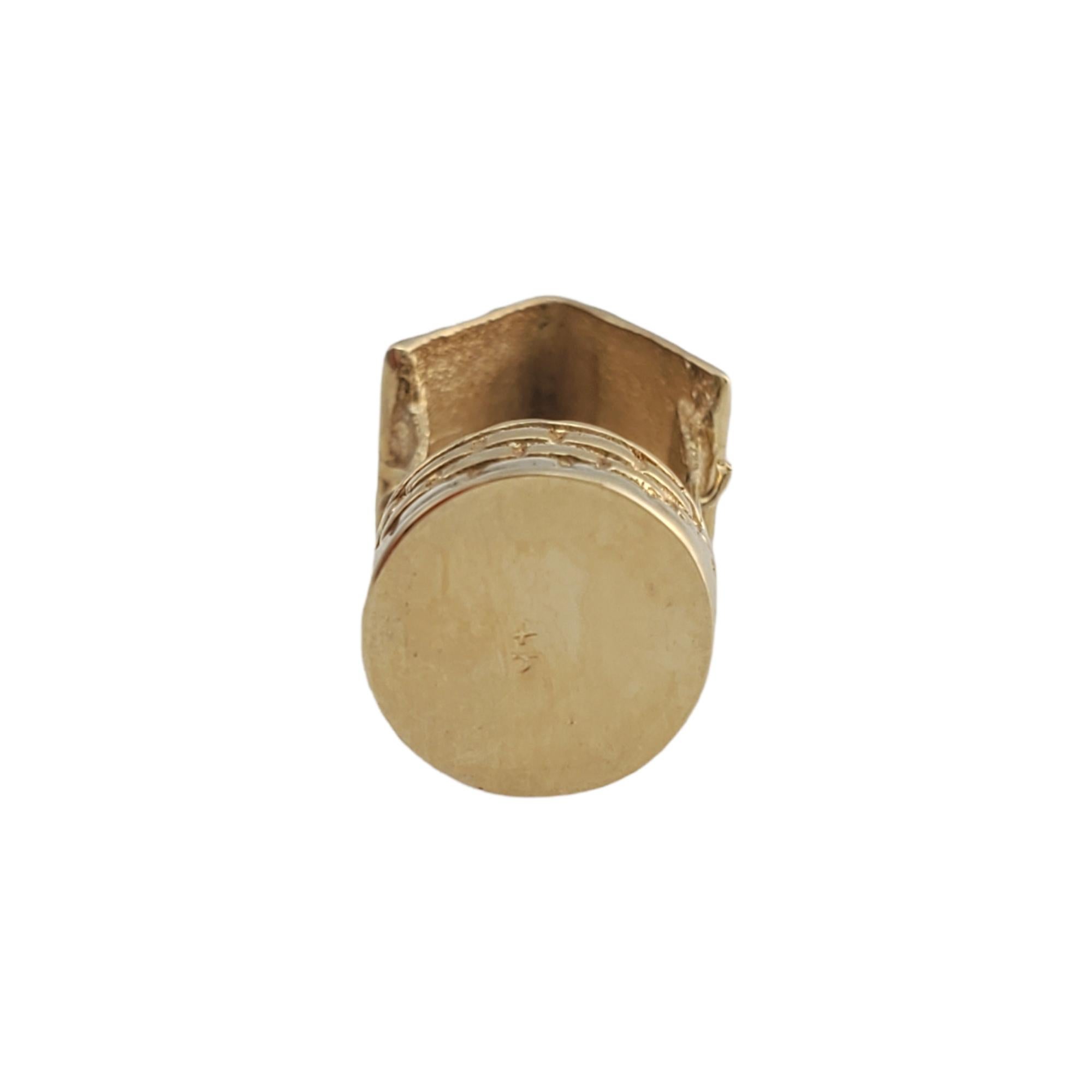 Charm de puits en or jaune 14K Unisexe en vente