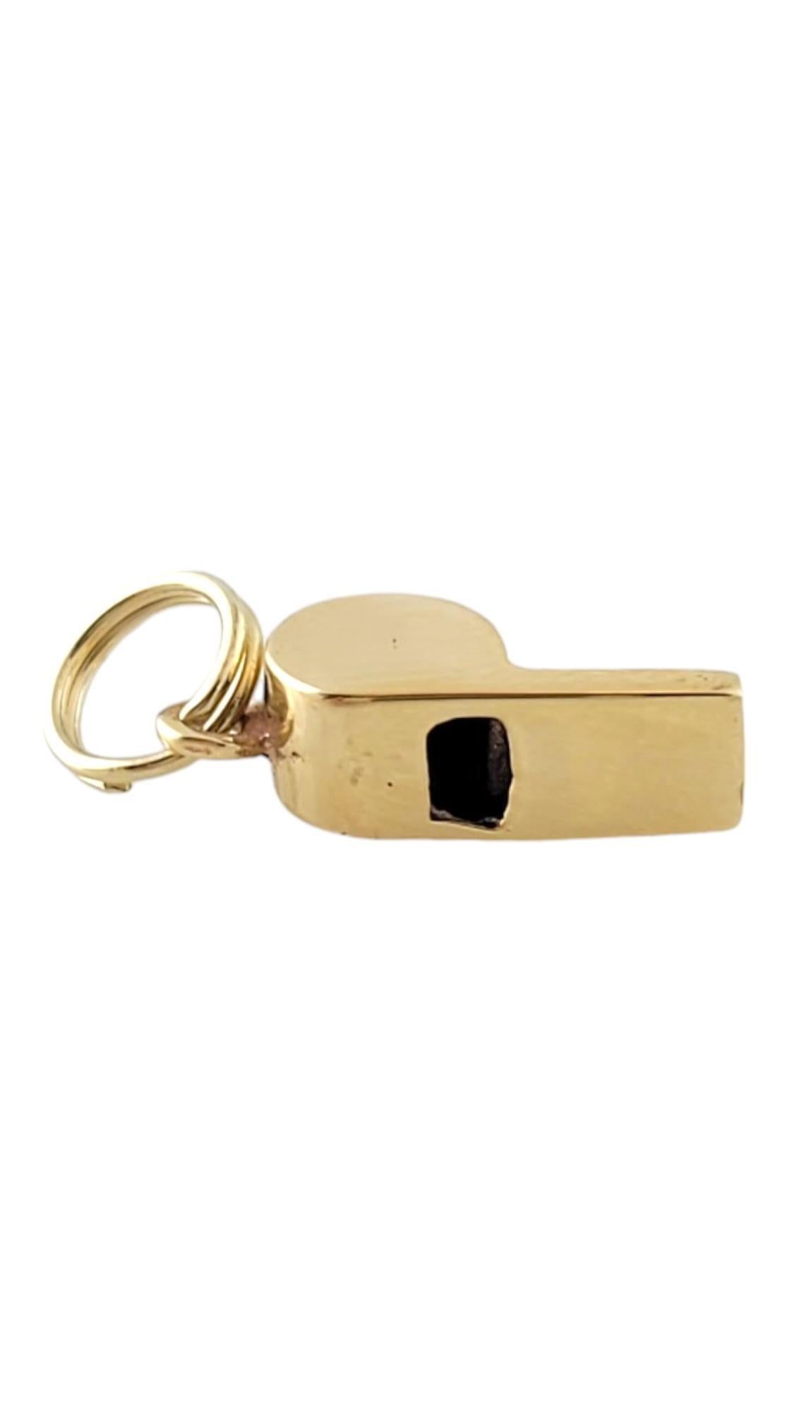 Women's 14K Yellow Gold Whistle Charm #17585