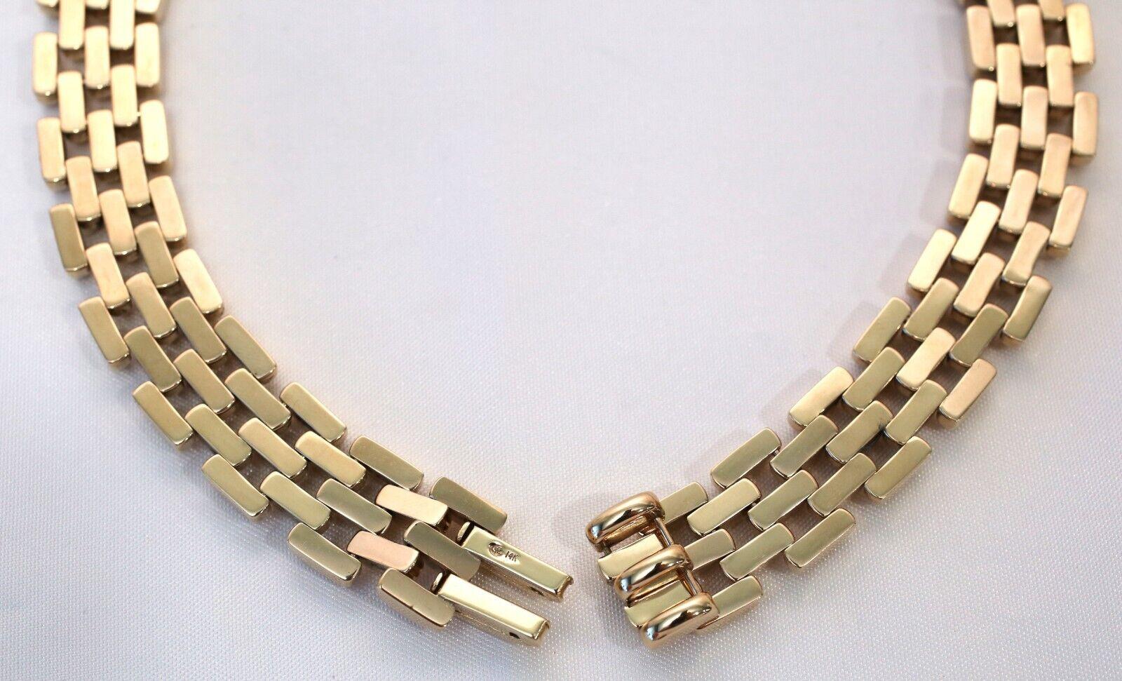 Donna Collana a girocollo in oro giallo 14k, 15,5 pollici - 73,3 g in vendita
