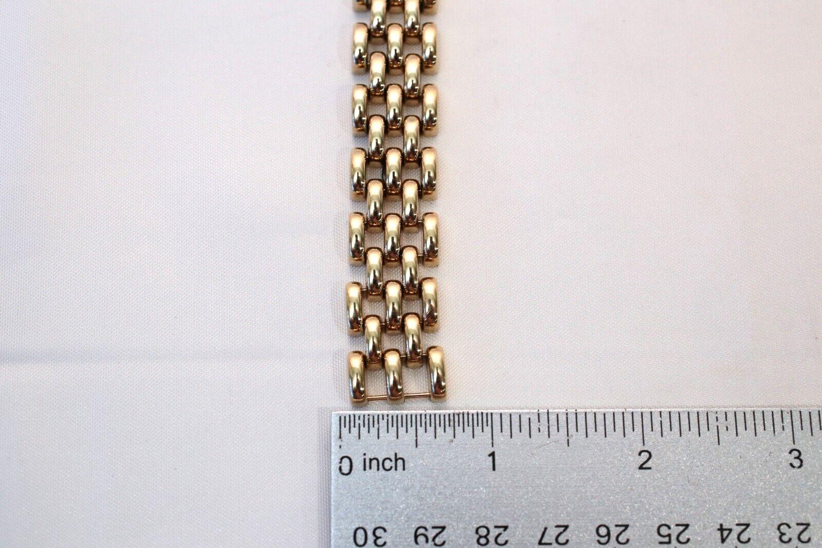 Collana a girocollo in oro giallo 14k, 15,5 pollici - 73,3 g in vendita 2