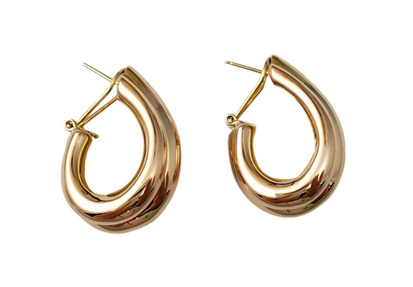 Vintage 14K Yellow Gold Wide Ribbed Hoop Earrings -

Make a statement with these gorgeous ribbed hoop earrings! 

Size:  29.5 mm X 18.1 mm X 8.3mm

Earrings hang approx. an inch in length and are approx. 3/4