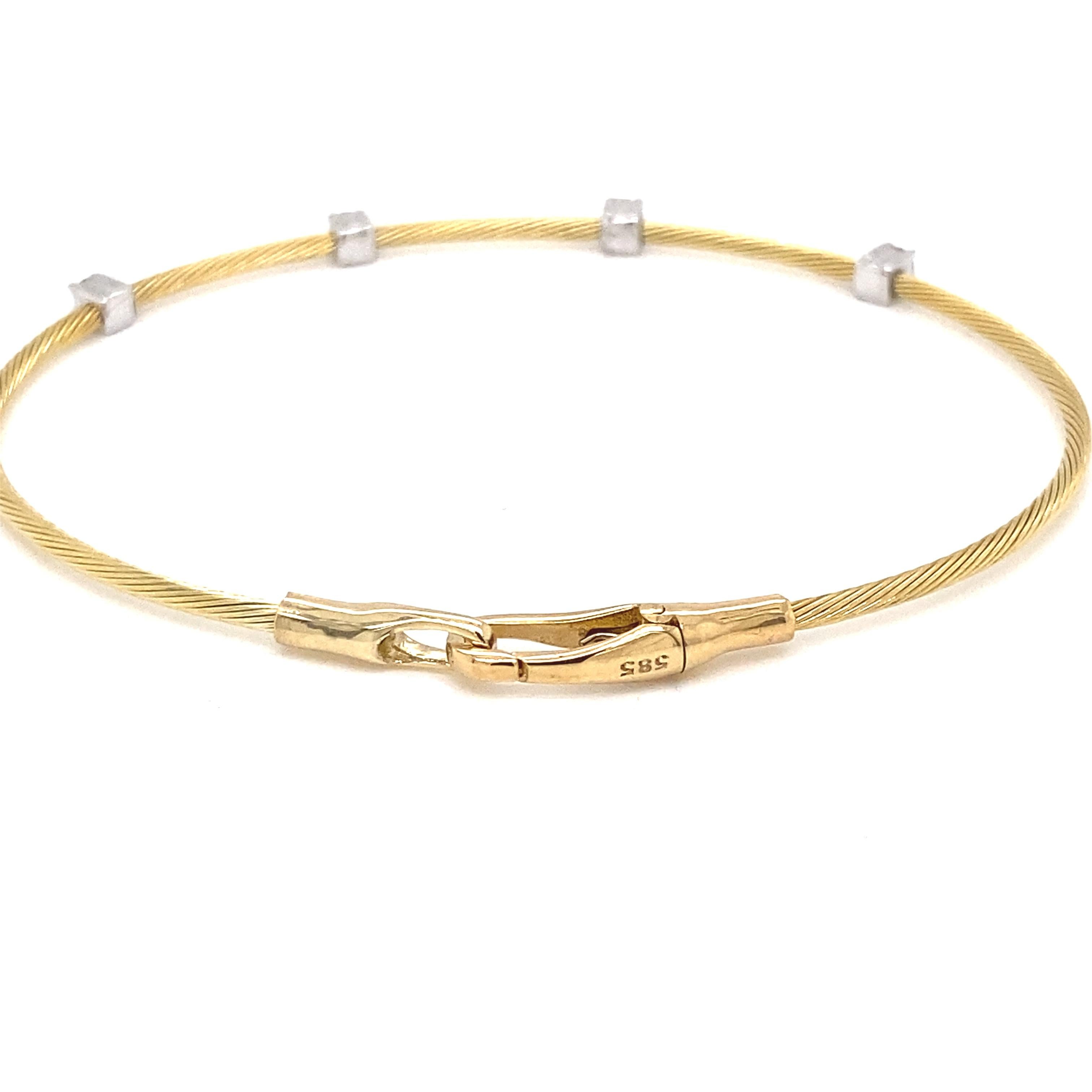 diamond wire bracelet