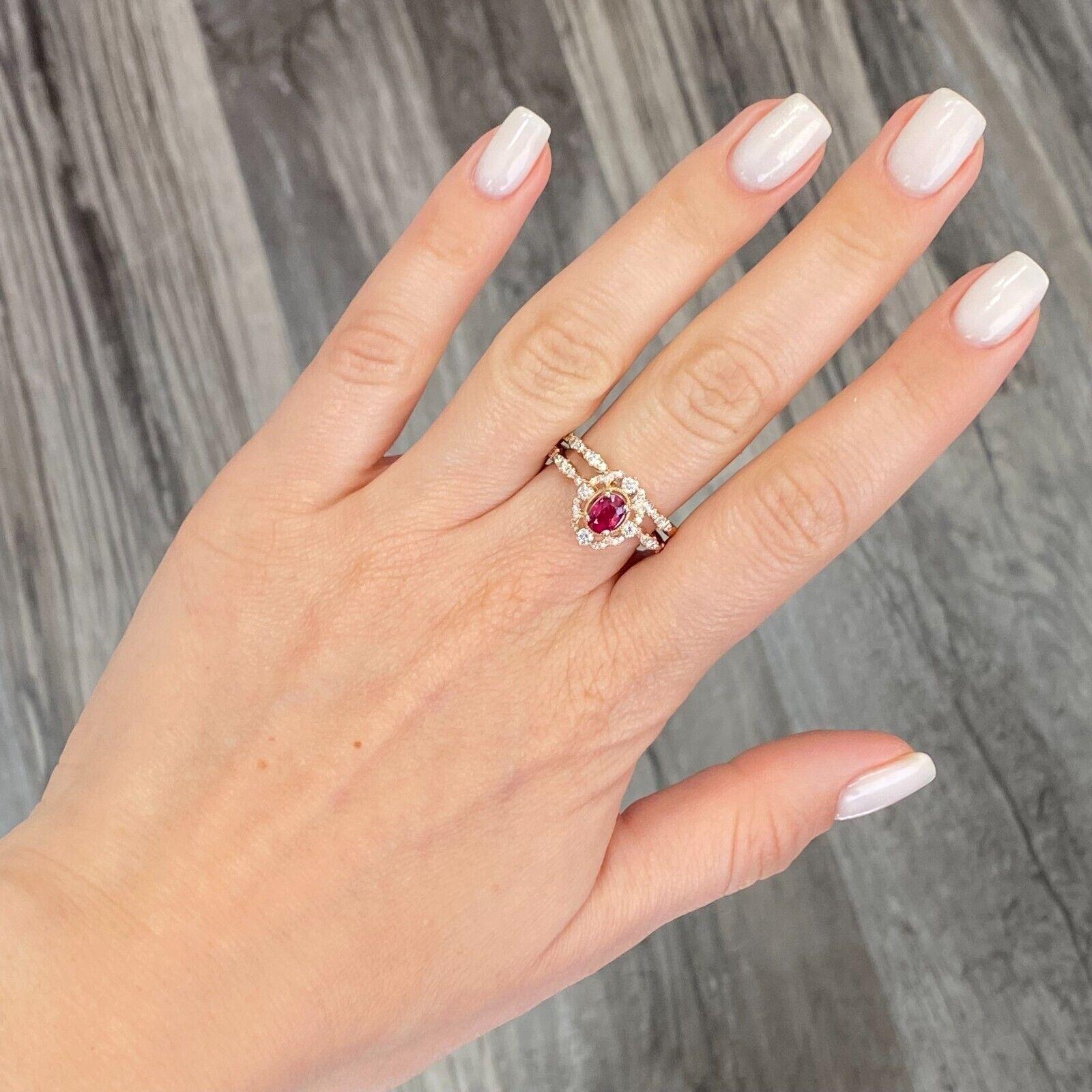 14k Yellow Gold Women's Chain Ring with Diamonds, Total Diamond Weight ...