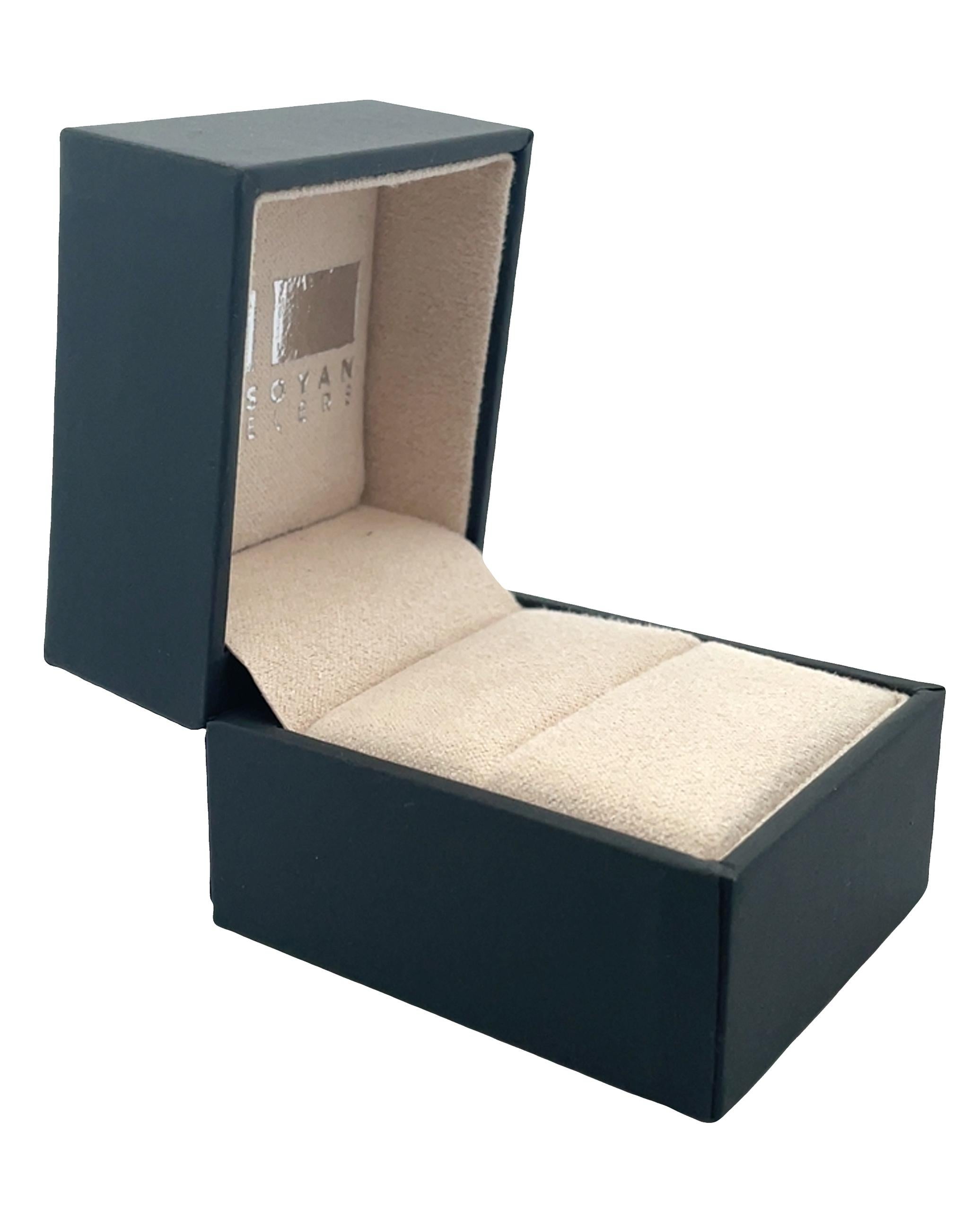 Bague en or jaune et blanc 14K à plusieurs rangs de diamants tissés 0,24 carats en vente 3