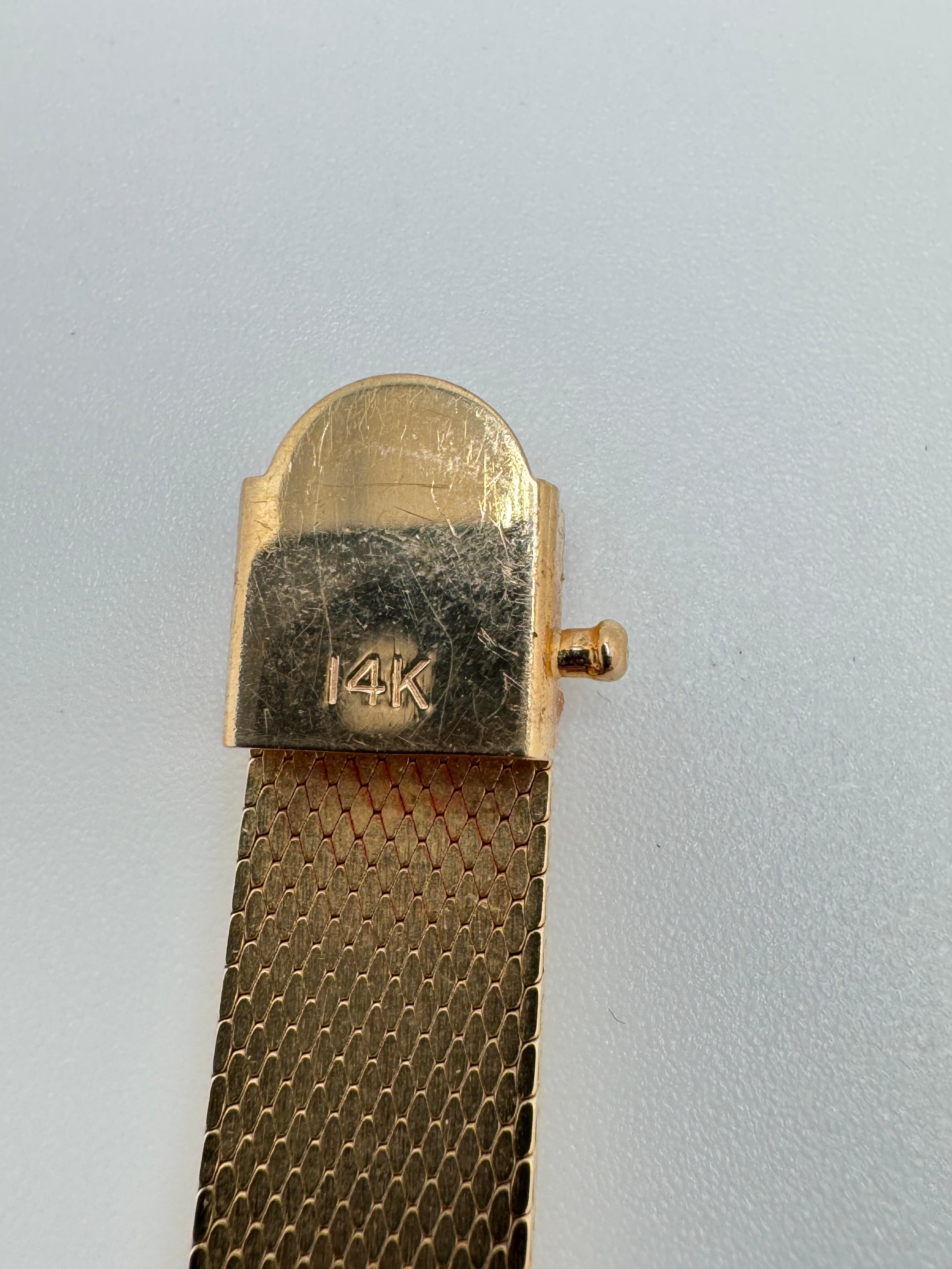 14K YG Lids ETA Movement Watch For Sale 1