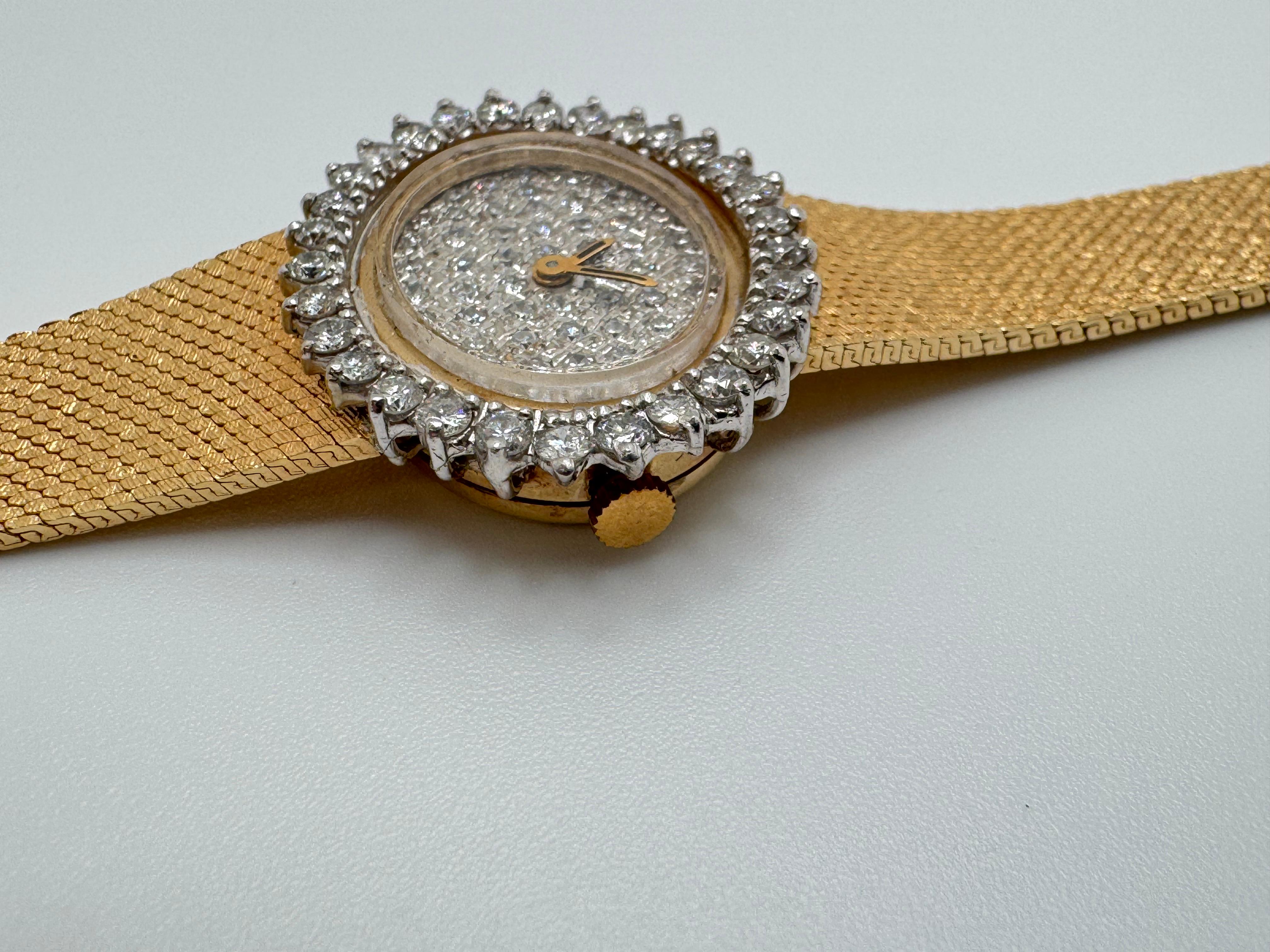 14K YG Lids ETA Movement Watch For Sale 3