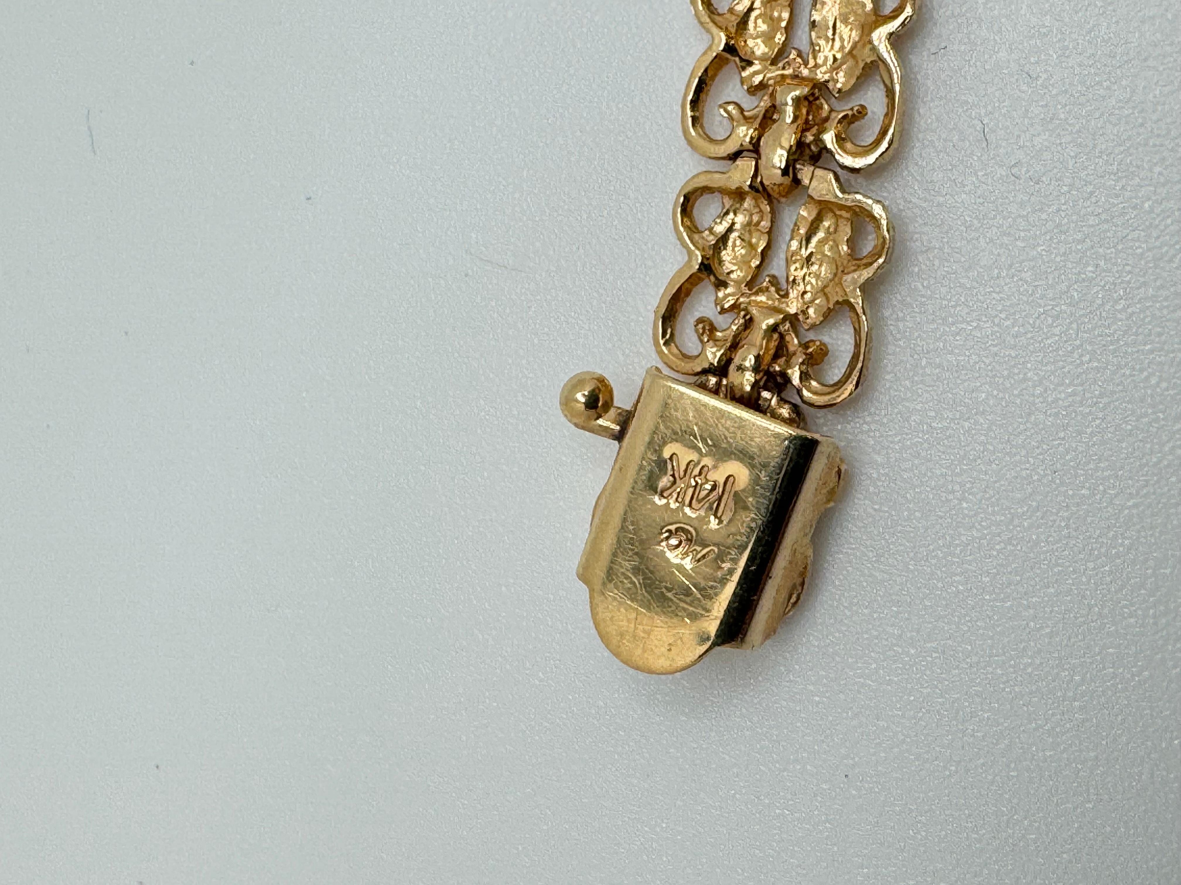 14K YG Michael Anthony Swiss Quartz Watch For Sale 1