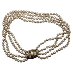 14K YG Pearl Chokers