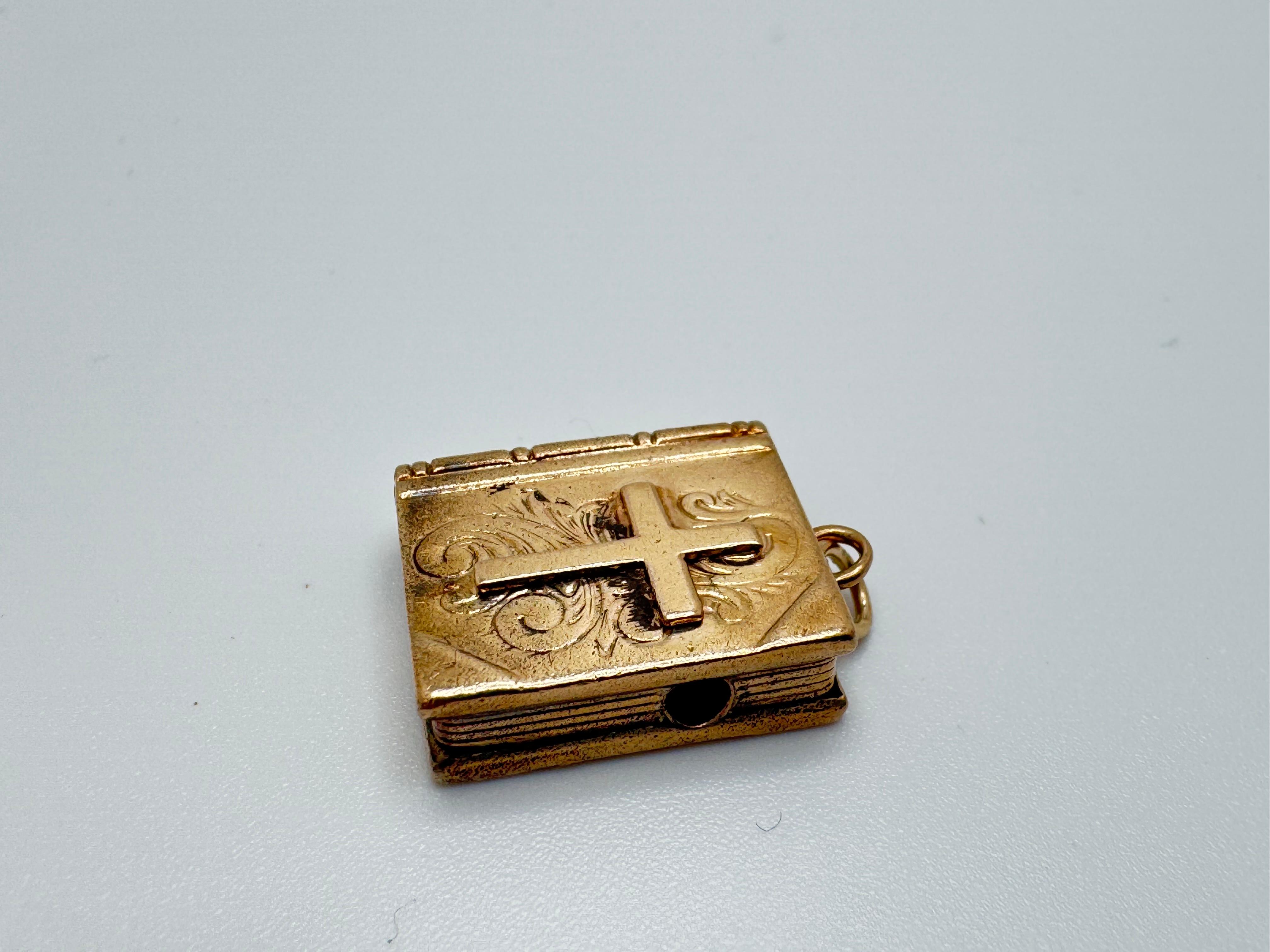 da uomo o donna Charm biblico Rembrandt 14K YG in vendita
