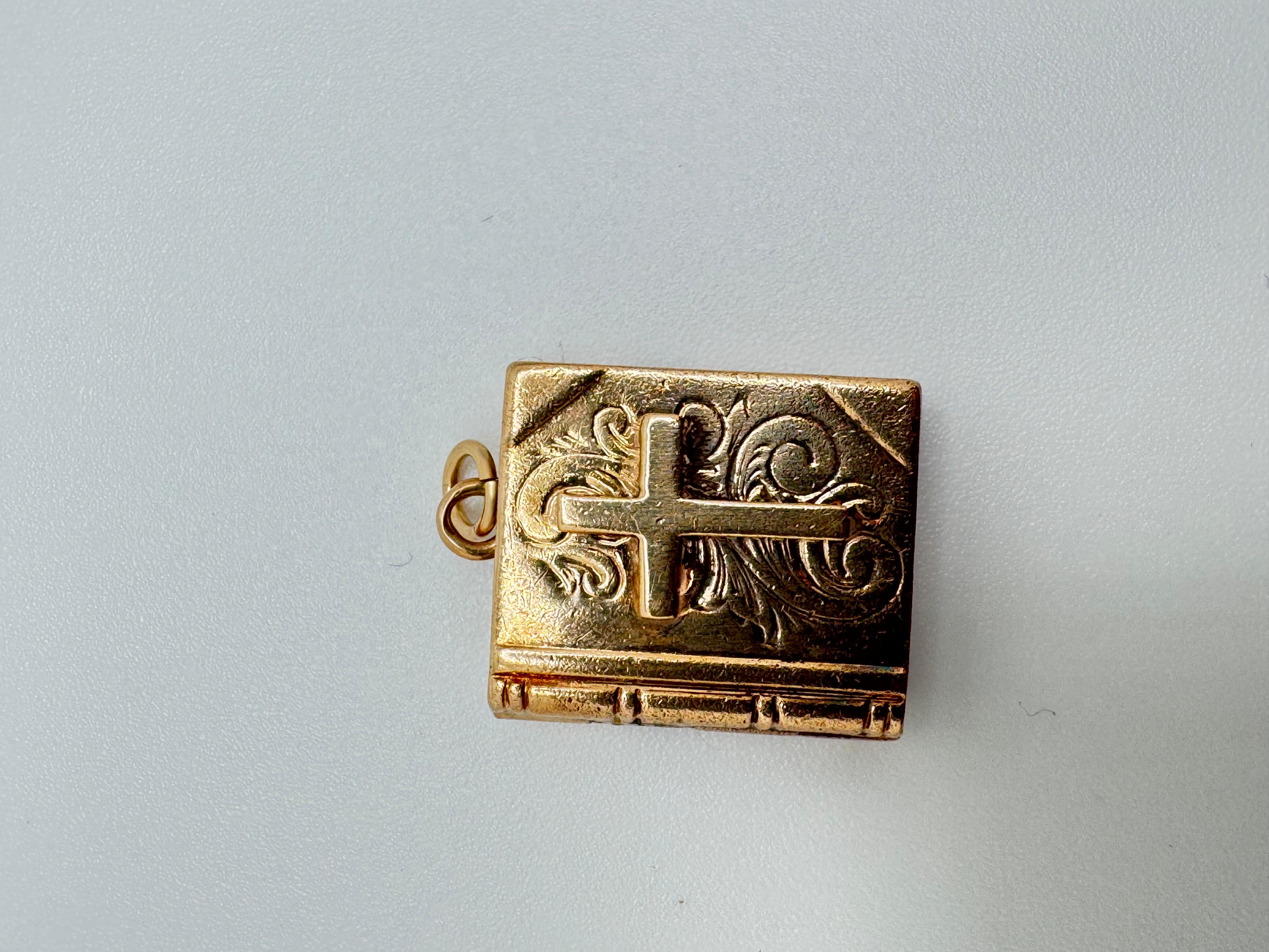 Charm biblico Rembrandt 14K YG in vendita 1