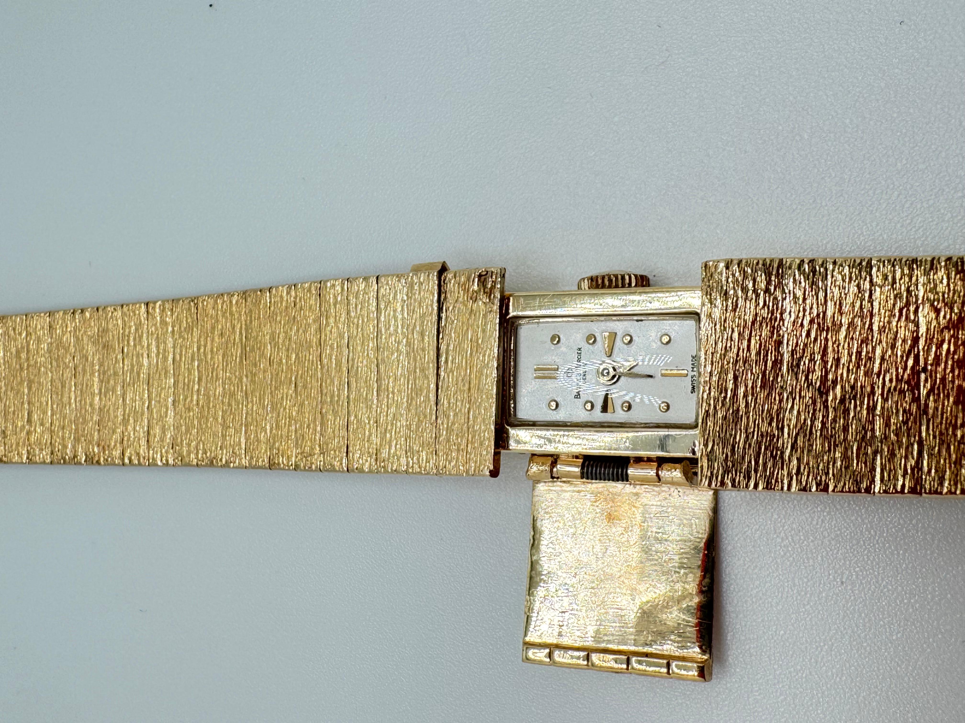14K YG Vintage Baume & Mercier Watch en vente 7