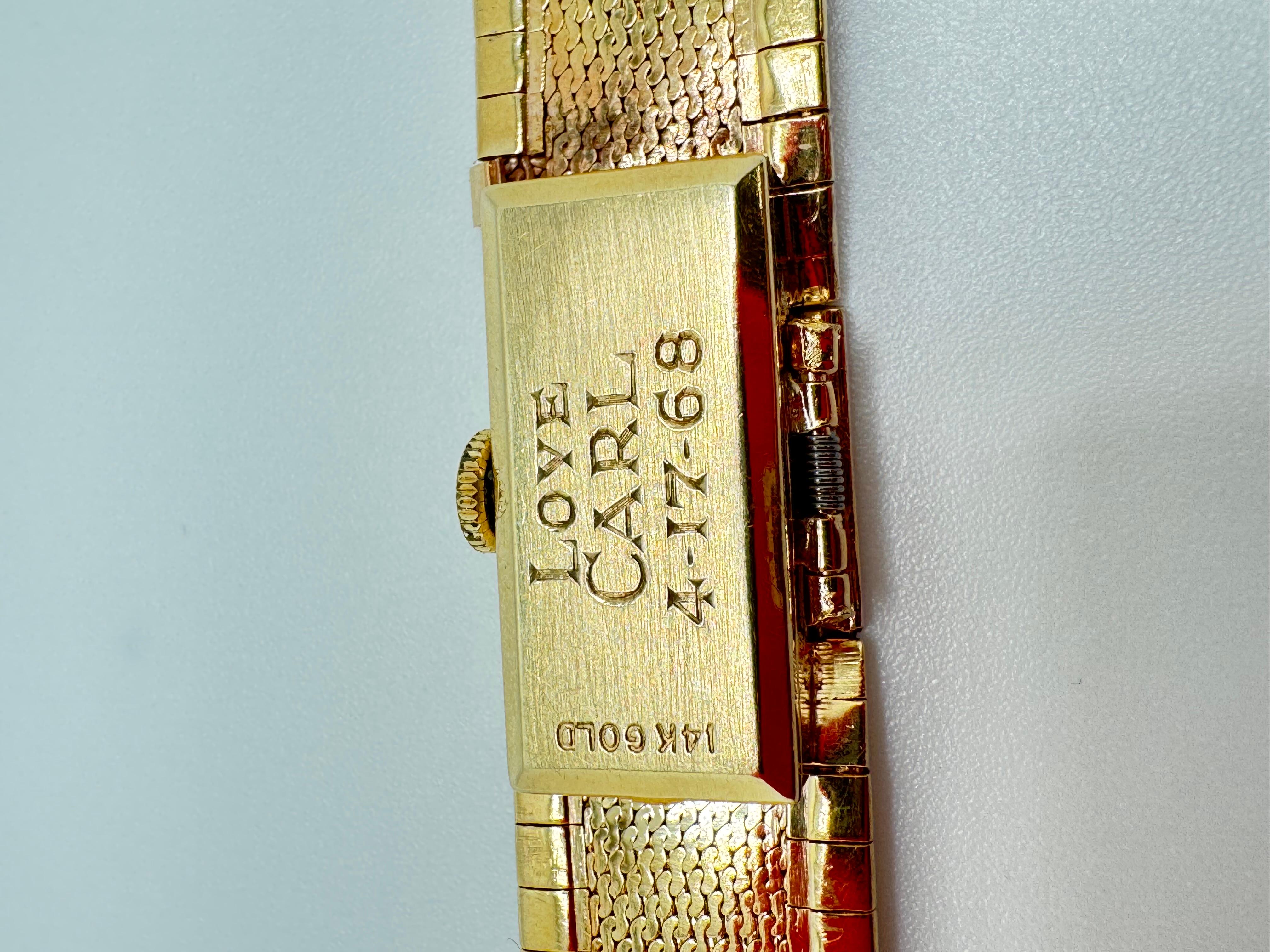 14K YG Vintage Baume & Mercier Watch en vente 1