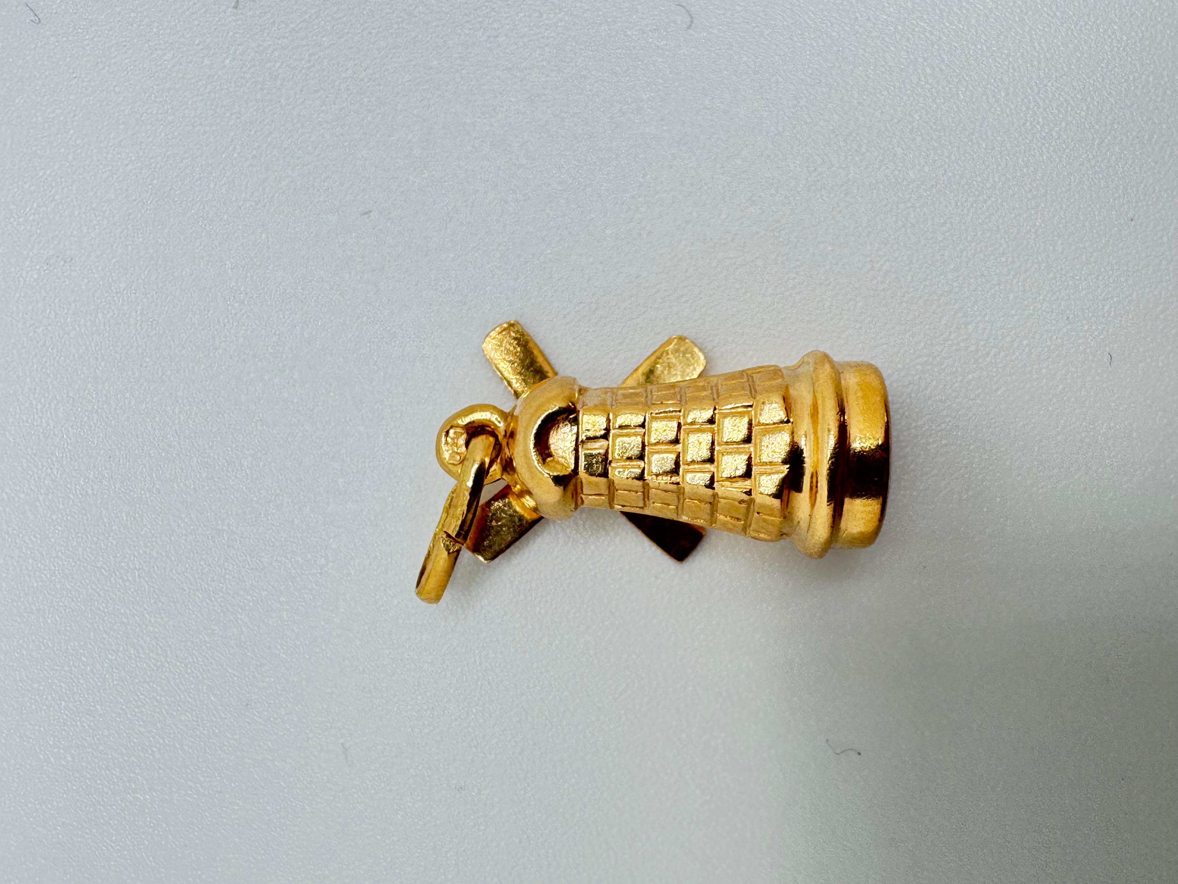Ciondolo mulino a vento vintage 14K YG In condizioni buone in vendita a Palm Desert, CA