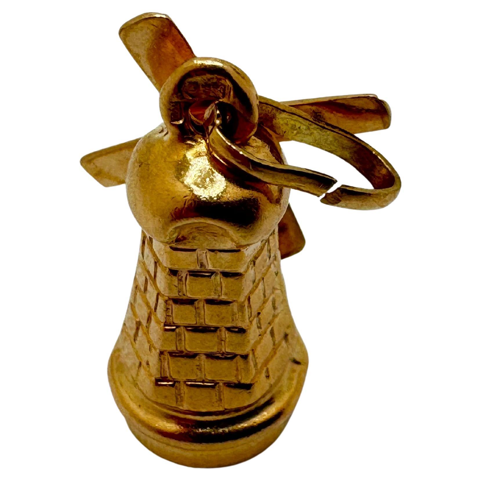Pendentif vintage Windmill 14K YG
