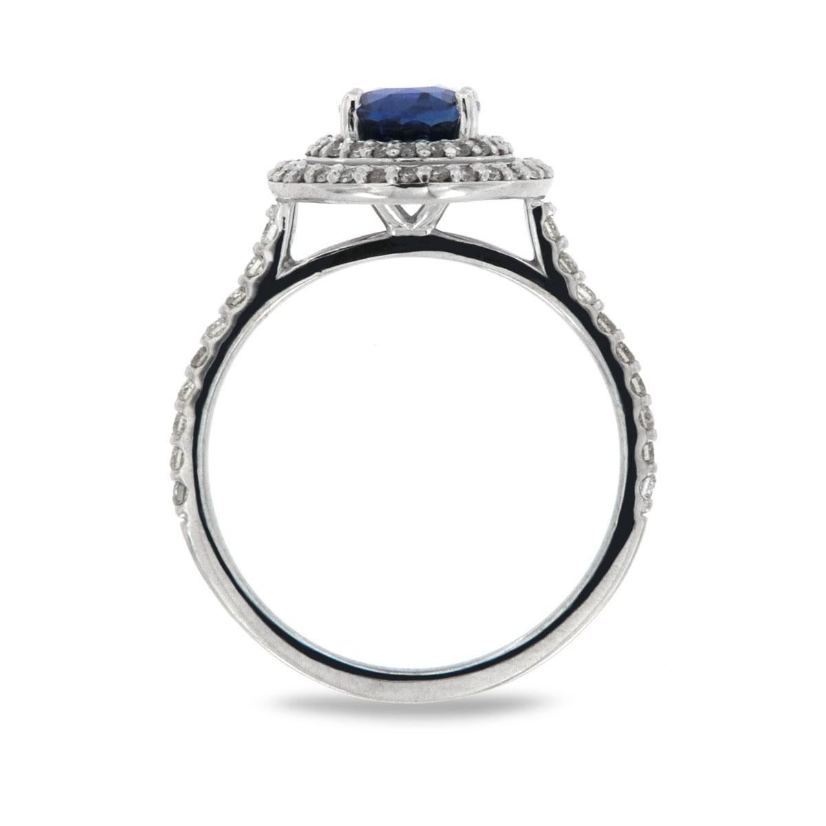 A petite double halo of diamonds surrounds the center 2.02 carat Sapphire in this stunning 14k white gold setting.

Product details: 

Center Gemstone Type: SAPPHIRE
Center Gemstone Carat Weight: 2.02
Center Gemstone Measurements: 8.09 X 5.97 X
