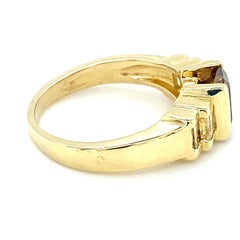 14 Karat 1.14 Carat Fancy Brown Diamond Ring