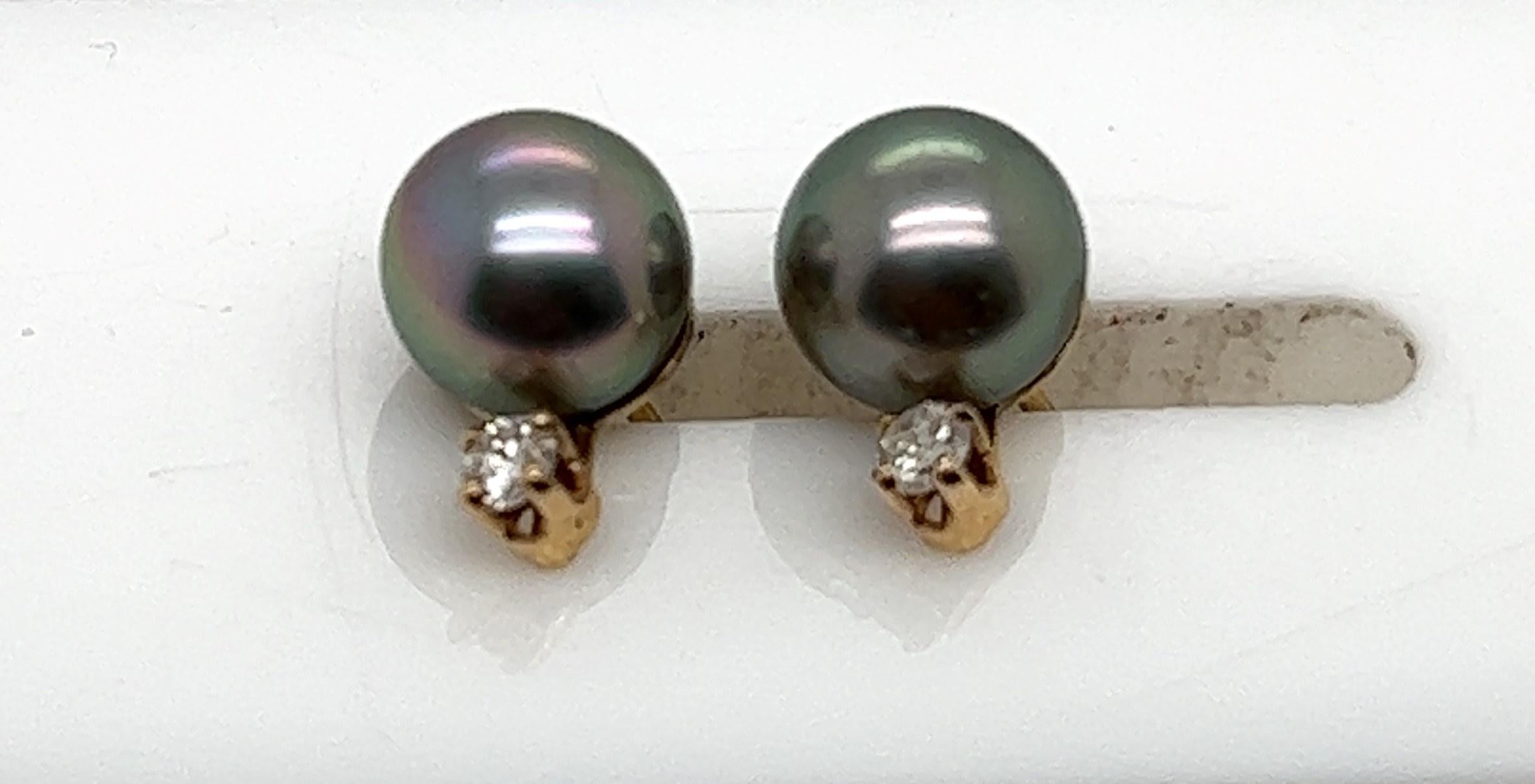 dior black pearl earrings