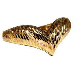 14kt Chevron Form Classic Ring 14kt