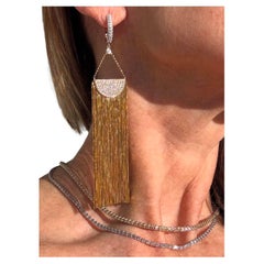 14kt Disco  diamond earrings