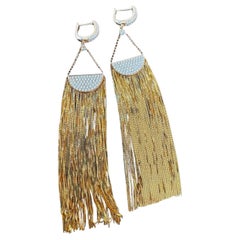 14kt Disco  diamond earrings