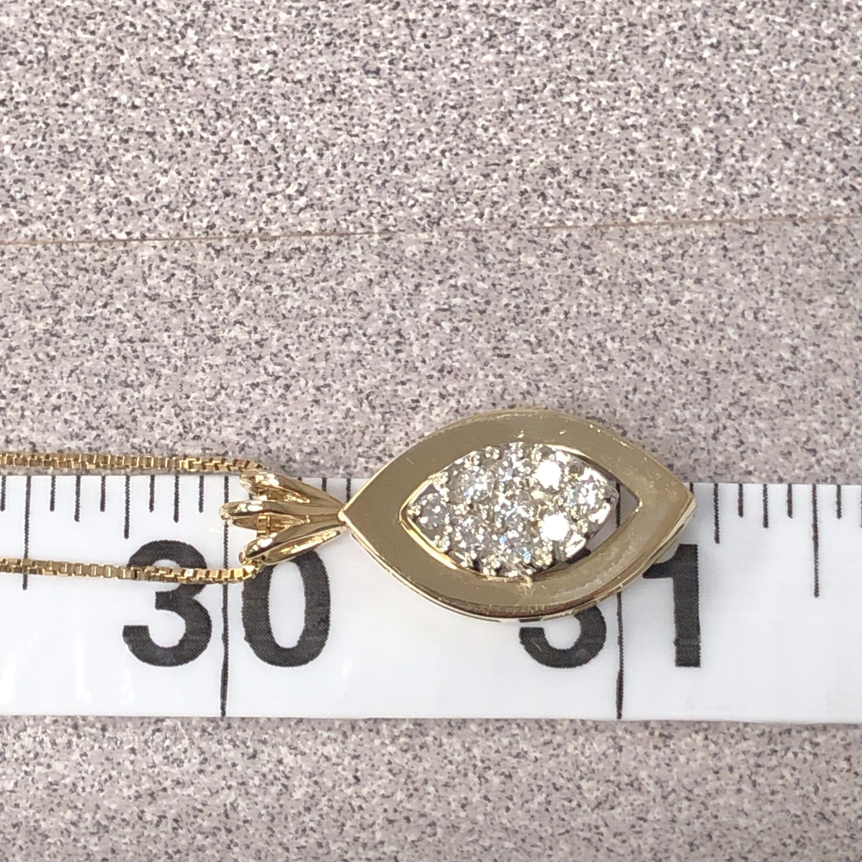 14 Karat Gold .50 Carat Diamond Pendant 1