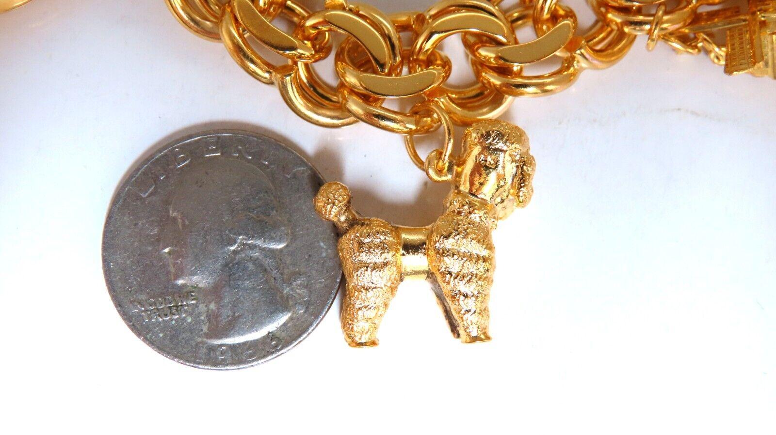 14kt charm bracelet