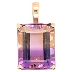 14kt Gold 6.01 Carat Ametrine Pendant