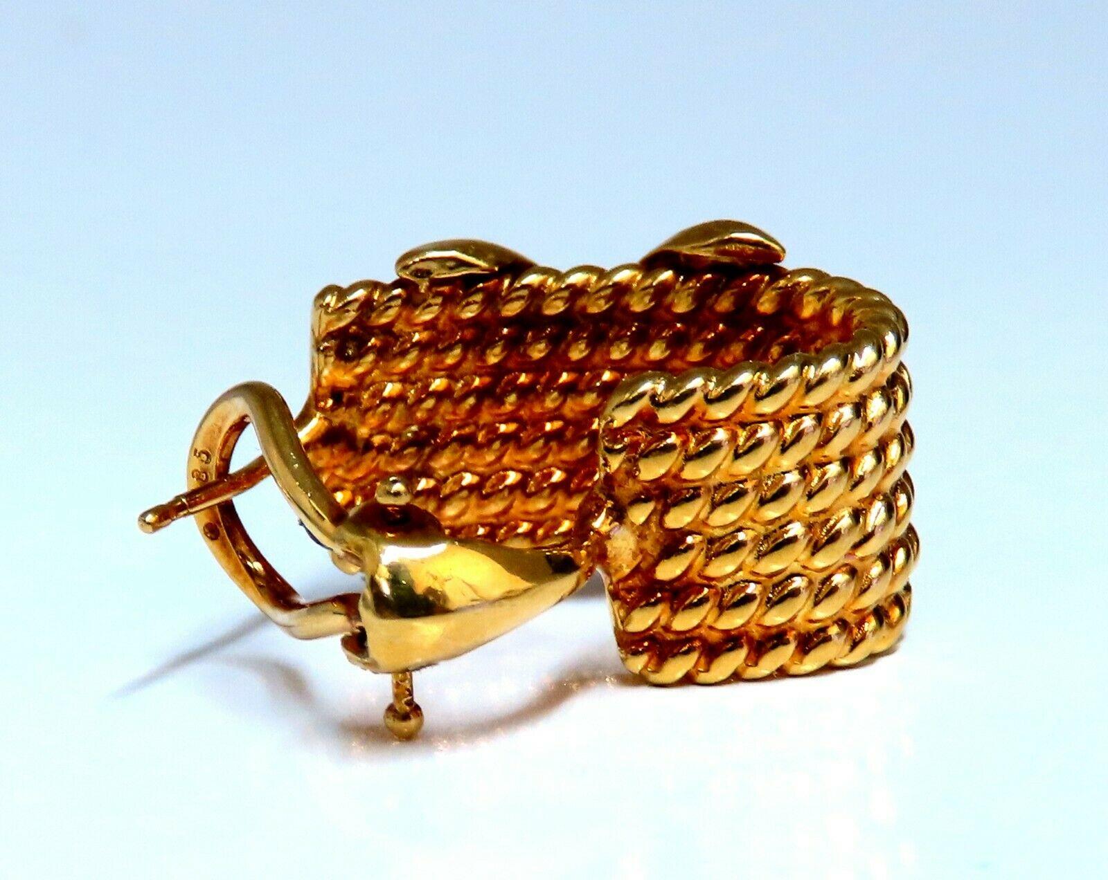 braid clips gold