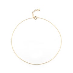14 Karat Gold Chain Anklet