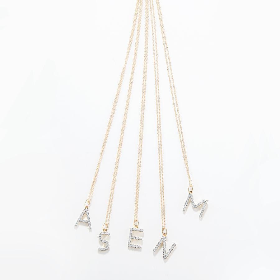 mateo initial necklace