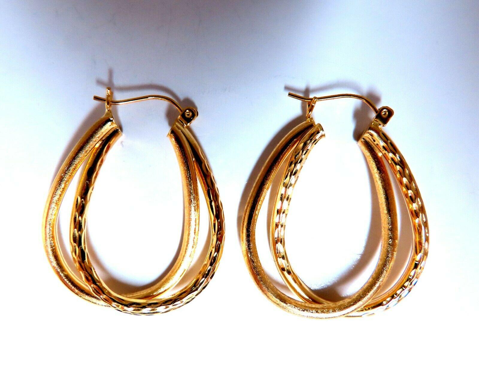 simple round earrings design