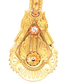 14 Karat Gold Etruscan Revival Victorian Locket