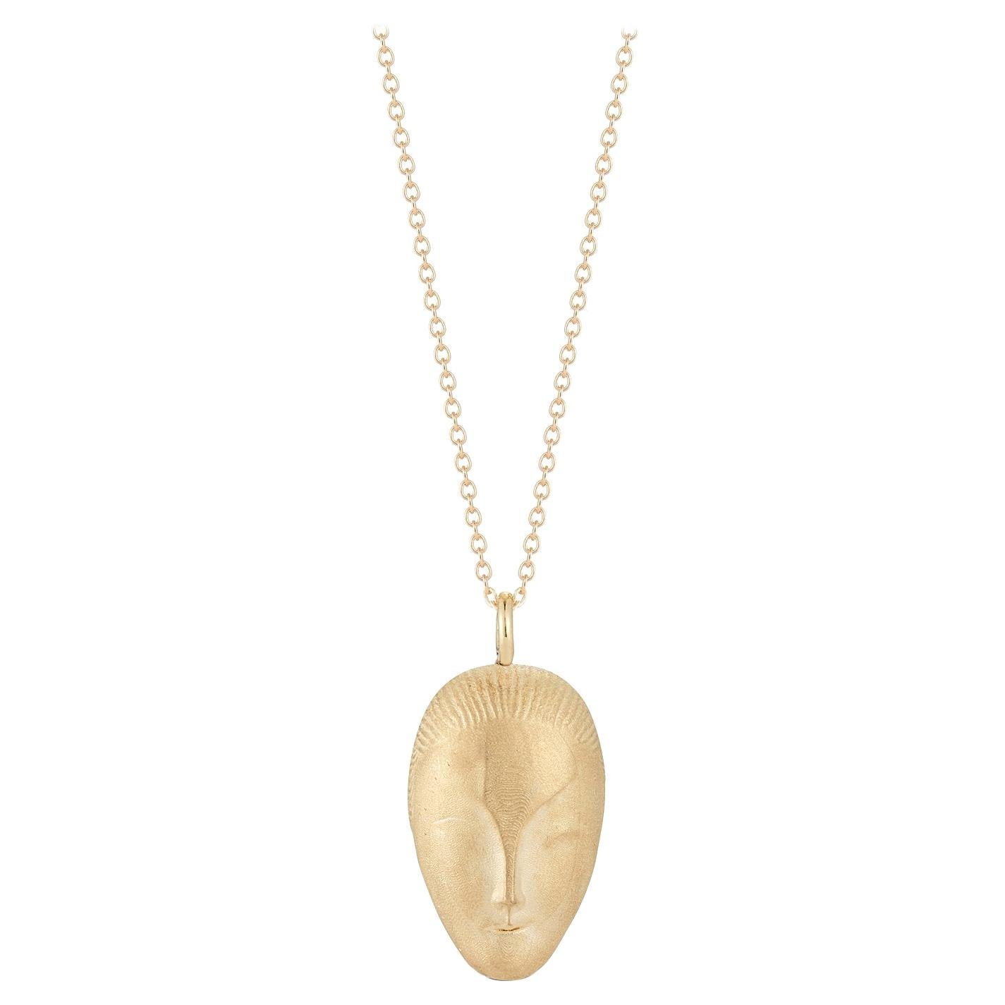 14kt Gold Eve Necklace For Sale