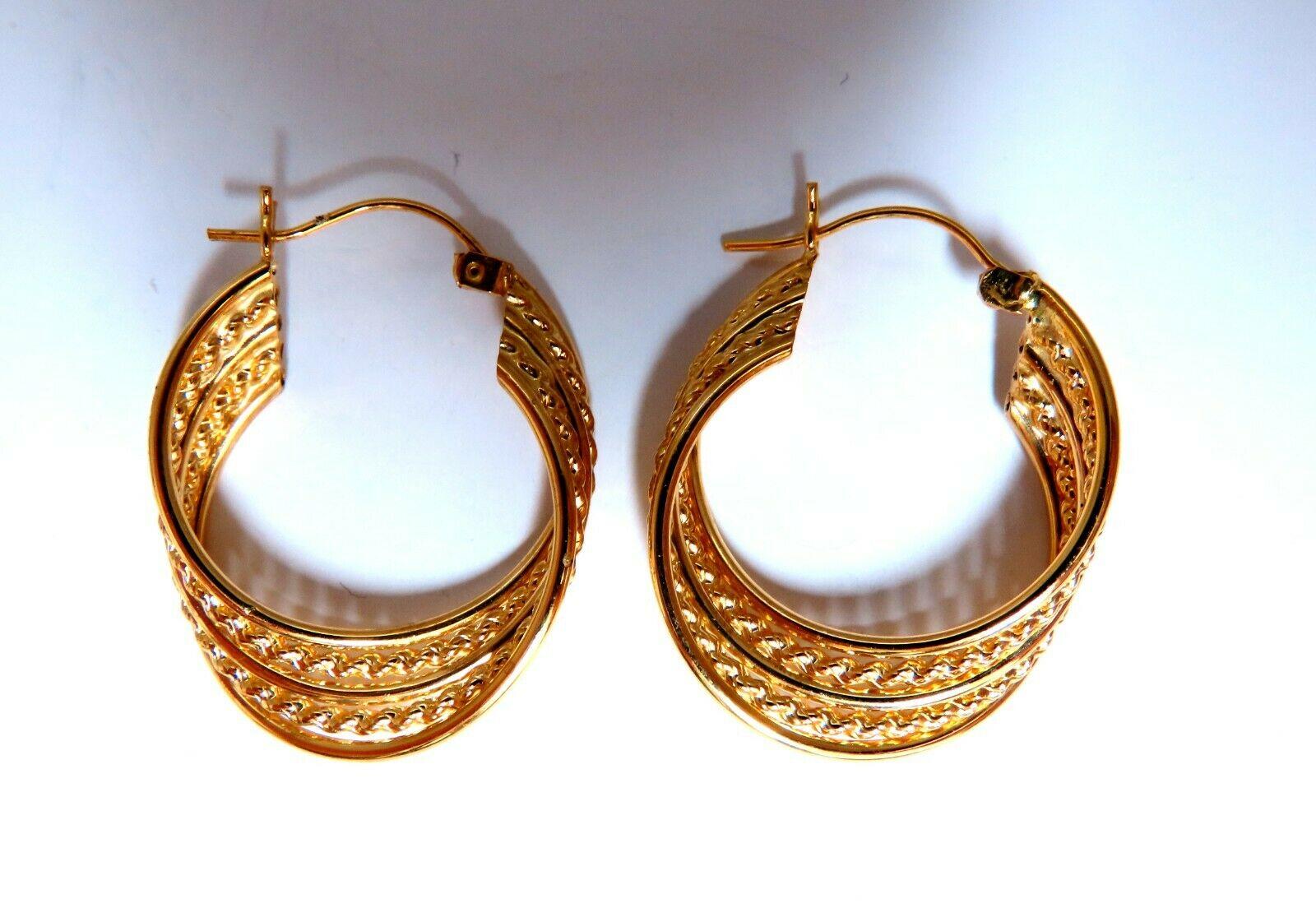 Traditional 18K Gold Plated Indian Small Hoop Earrings Kids Fashion Ear  Jewelry | eBay