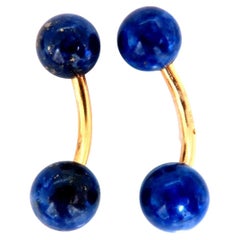 14kt Gold Lapis Lazuli Cufflinks*