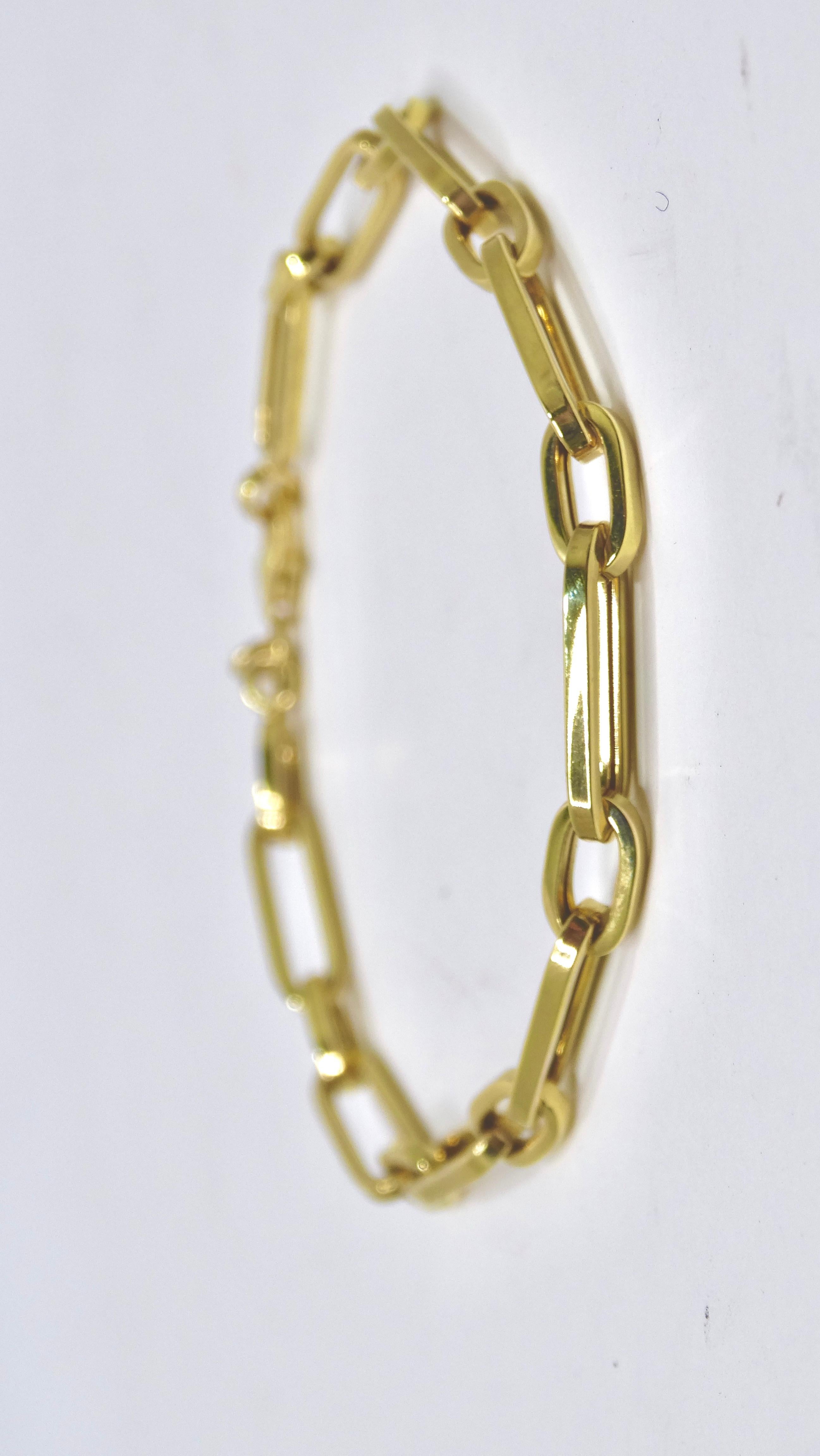 14kt Gold Link Bracelet 2