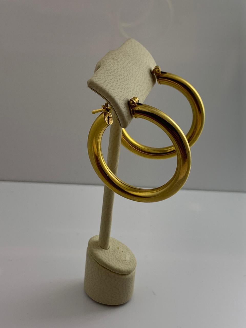 14kt gold Medium HOOP Earring - 8.3 grams