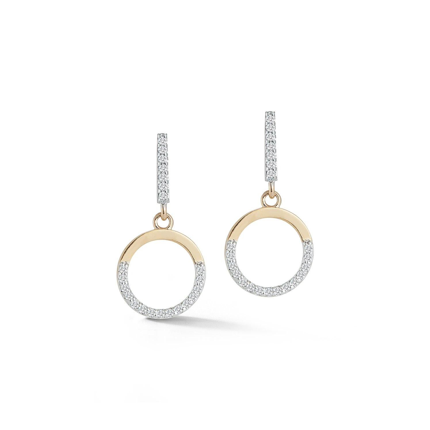  Simple and elegant in design, these small half-moon drop earrings are the perfect everyday earring and looks great with any attire. 