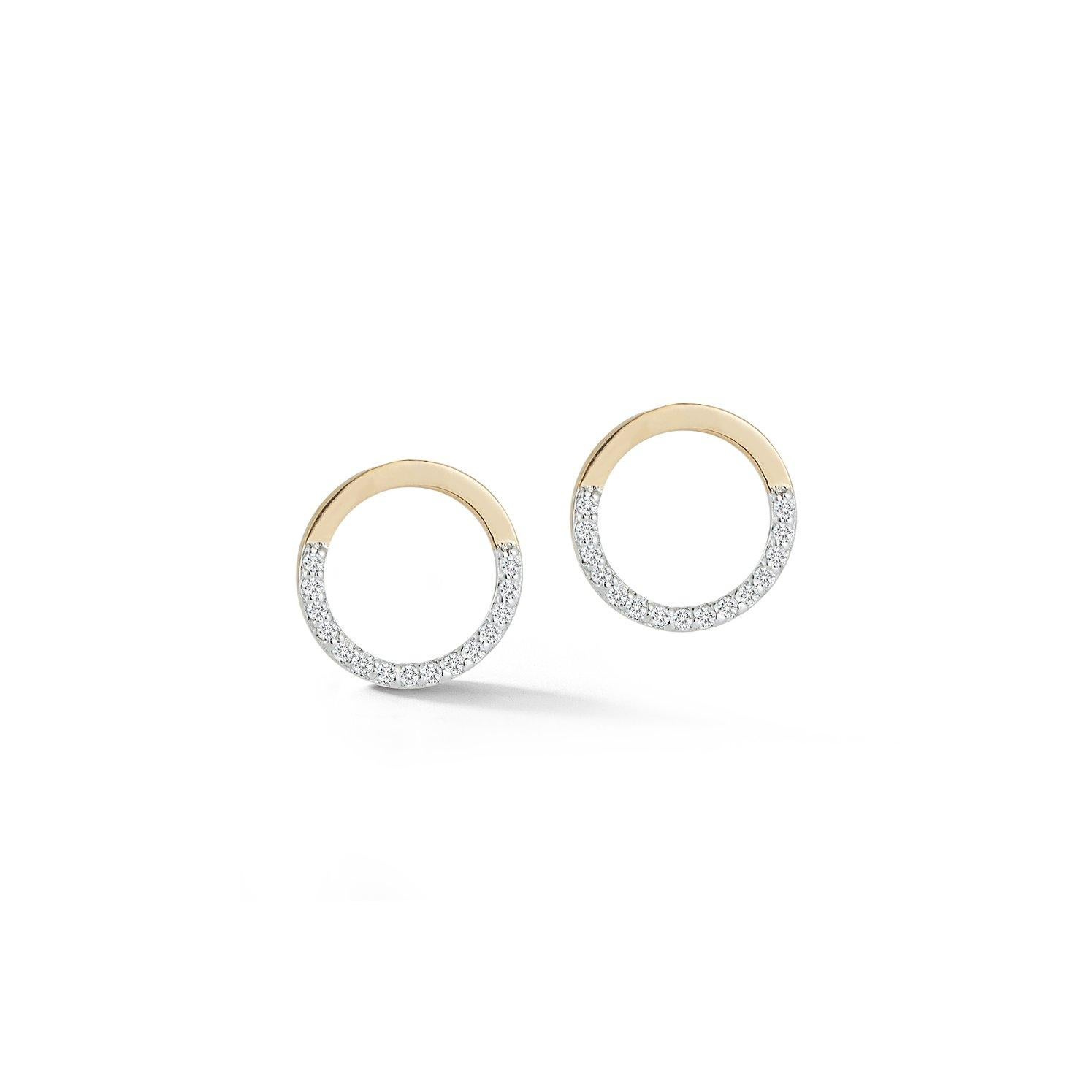  These simple and timeless front facing hoops are the perfect everyday hoops. 