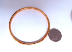 14kt gold tri color bangles 4mm 3 inch diameter 12455