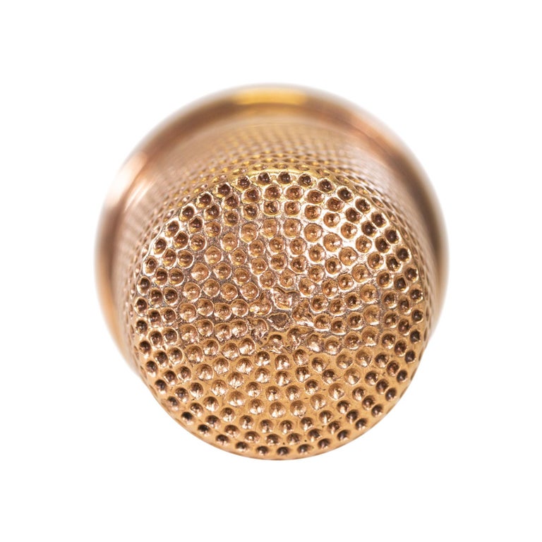 14Karat Gold Victorian Thimble For Sale at 1stdibs